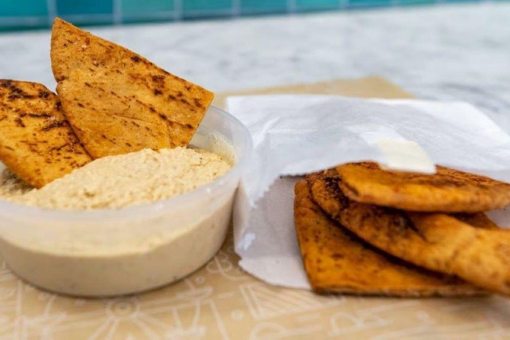 Pita Chips and Hummus