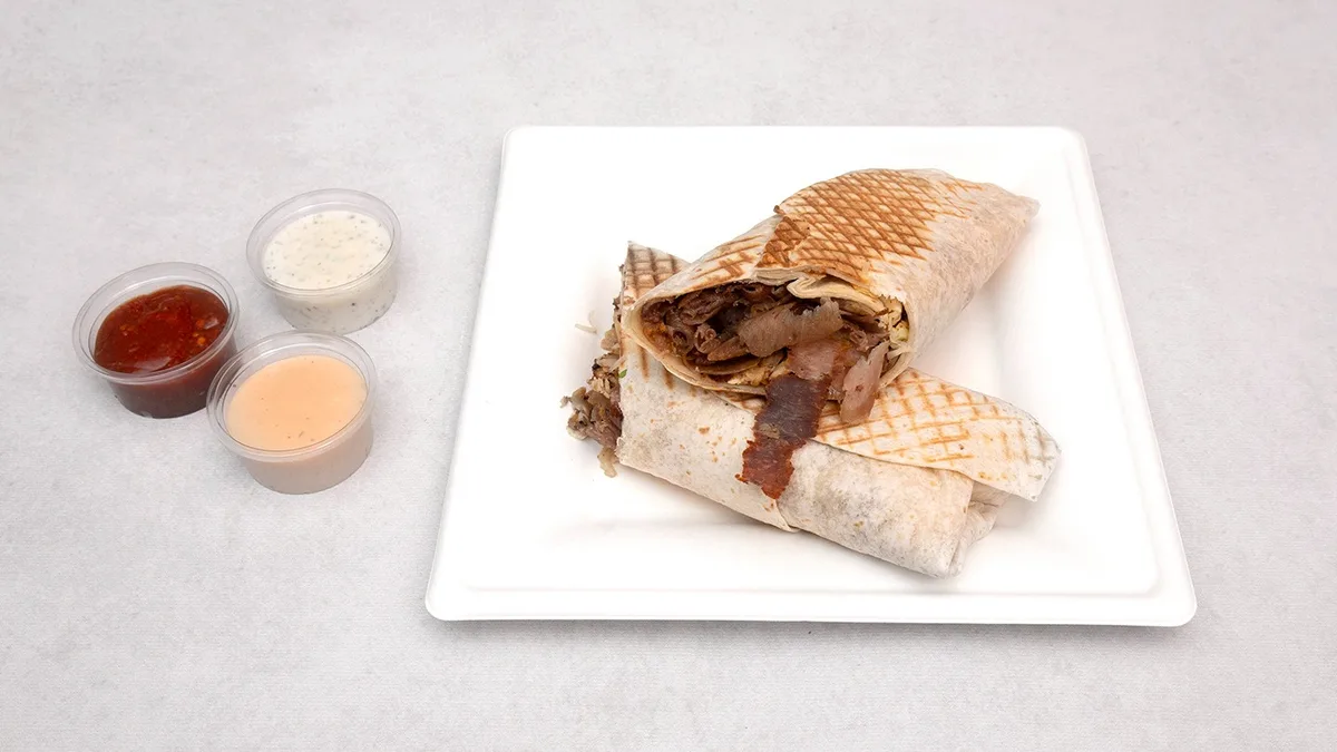 Tortilla wrap samo mięso