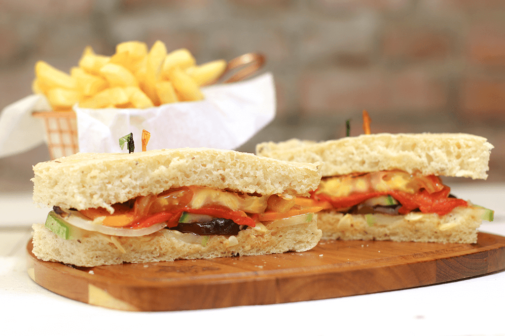 Focaccia Antipasto Vegano