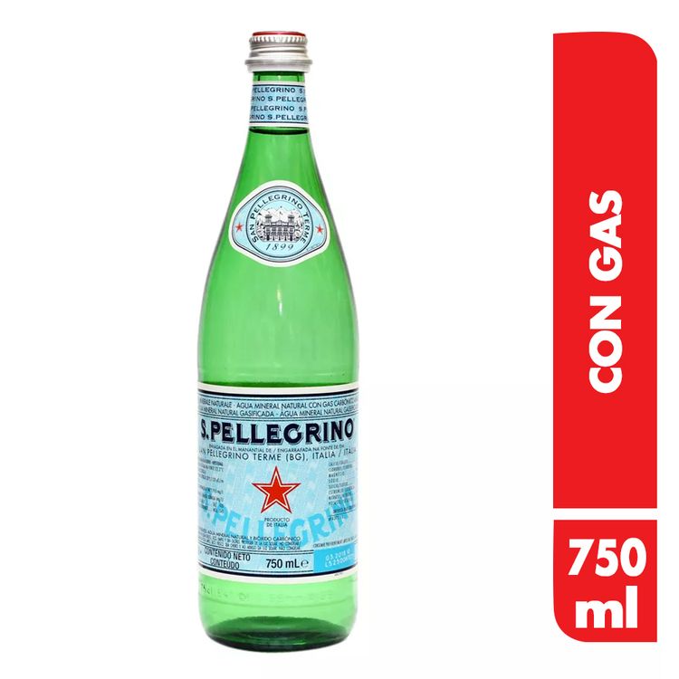 San Pellegrino con Gas 750 ml