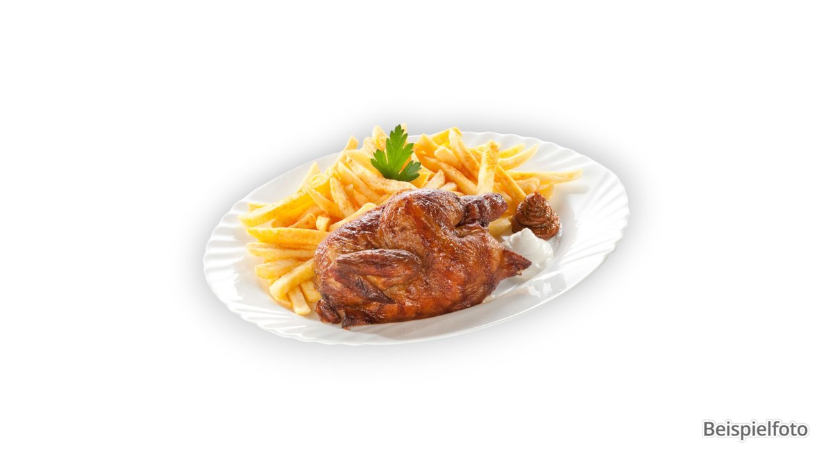 1/2 Hähnchen