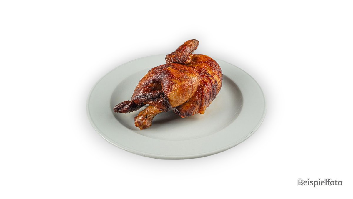 143. 1/2 Hähnchen mit Reis