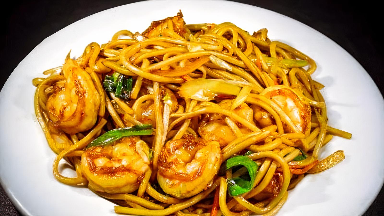21 Shrimp Lo Mein 虾捞面