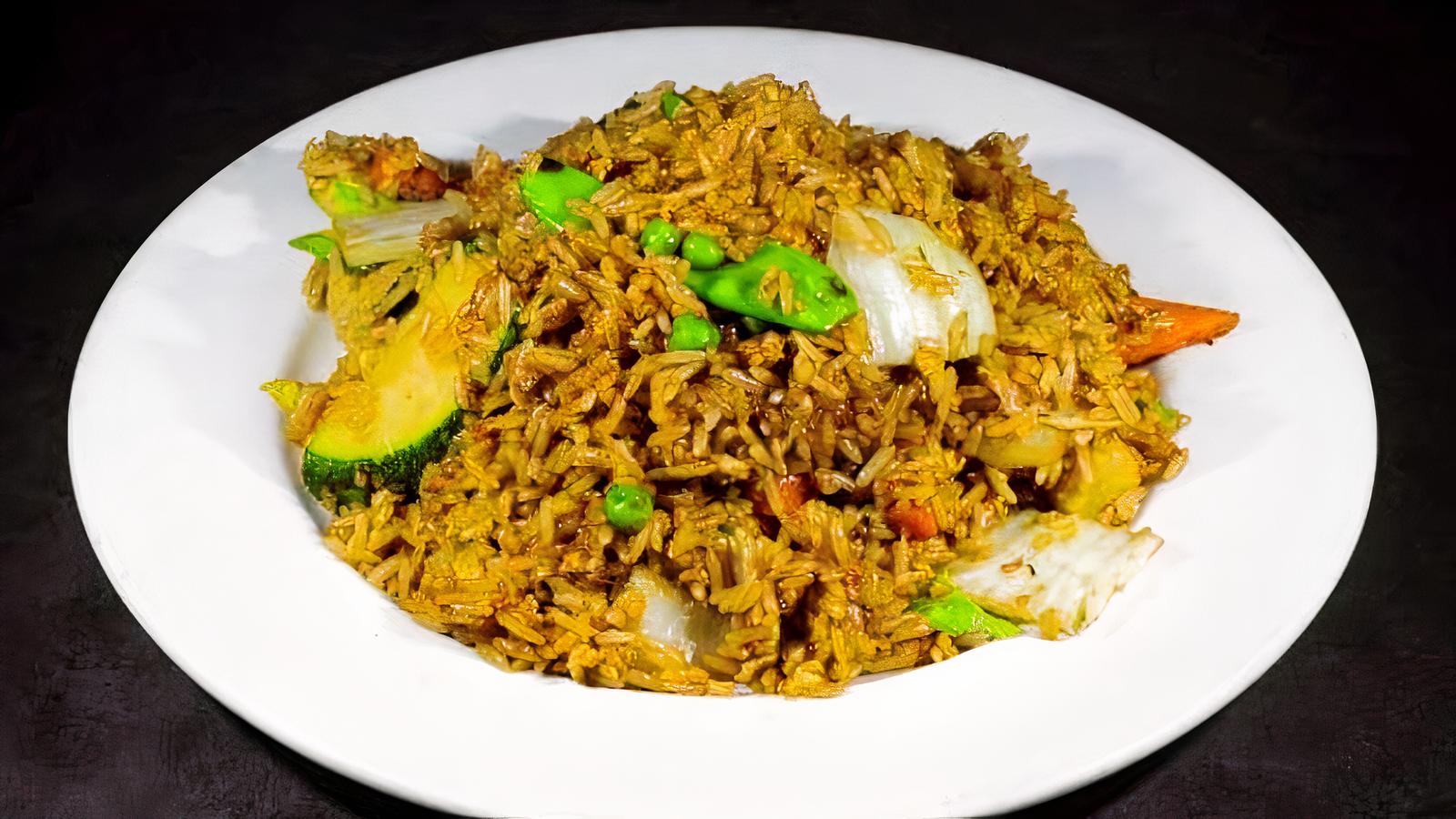 8 Vegetable Fried Rice 蔬菜炒饭