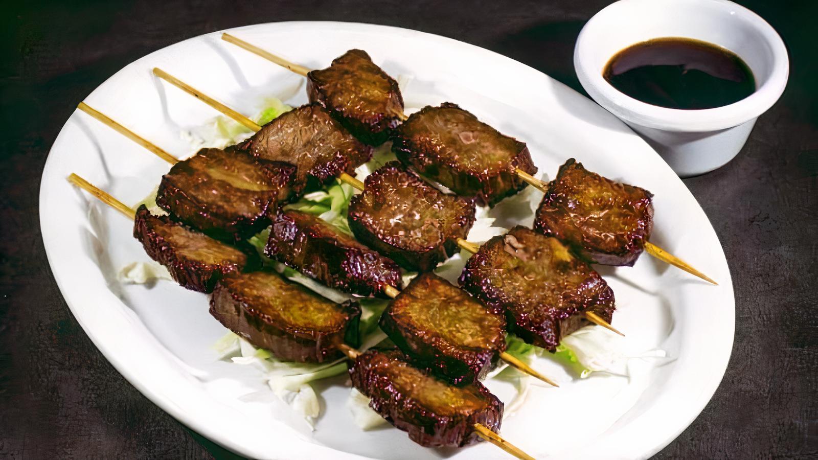 Beef Skewer (4) 牛肉串