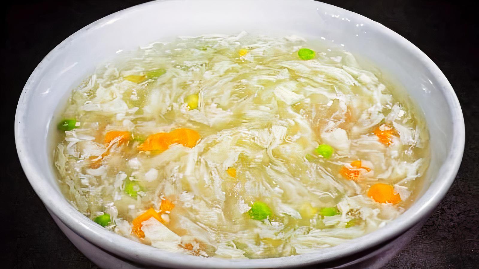 Chicken Egg Flower Soup 蛋花鸡肉