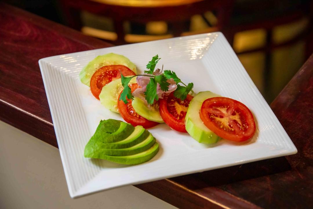 Avocado Tomato Cucumber Salad