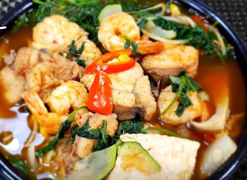 아구해물전골 / Munk Fish Jeon Gol