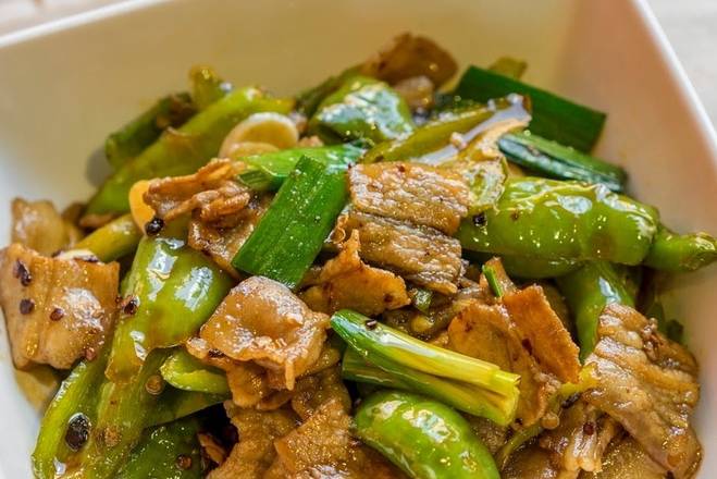 Hunan special spicy pork 农家小炒肉