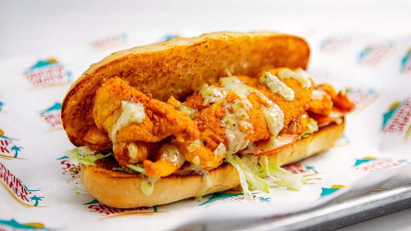 Skrimp and Big Cat Po Boy