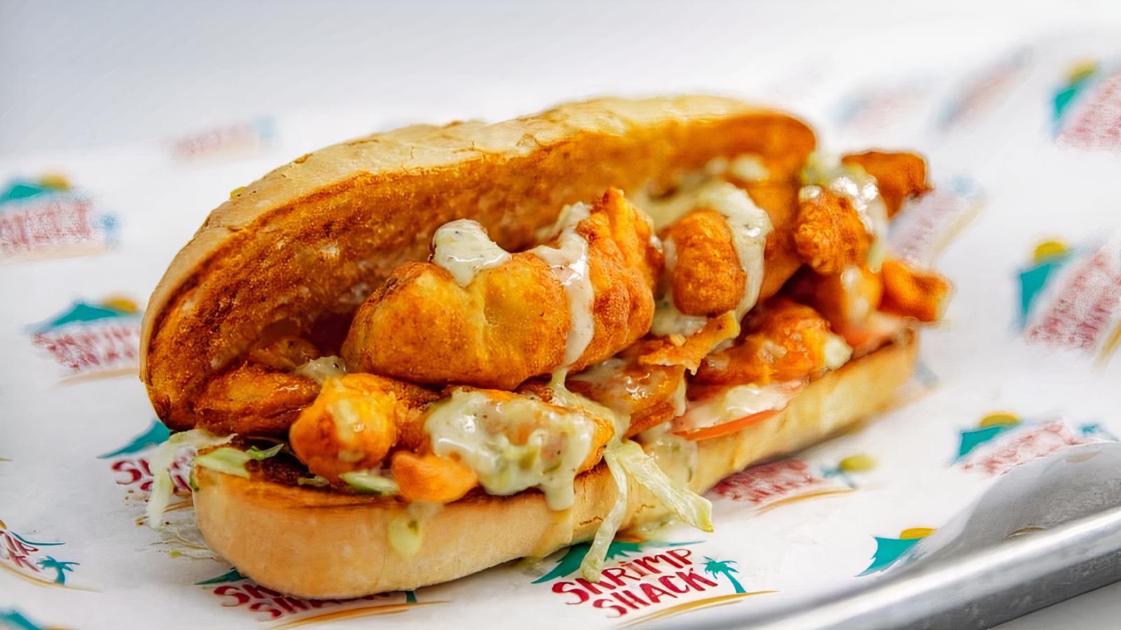 Skrimp and Haddock Po Boy