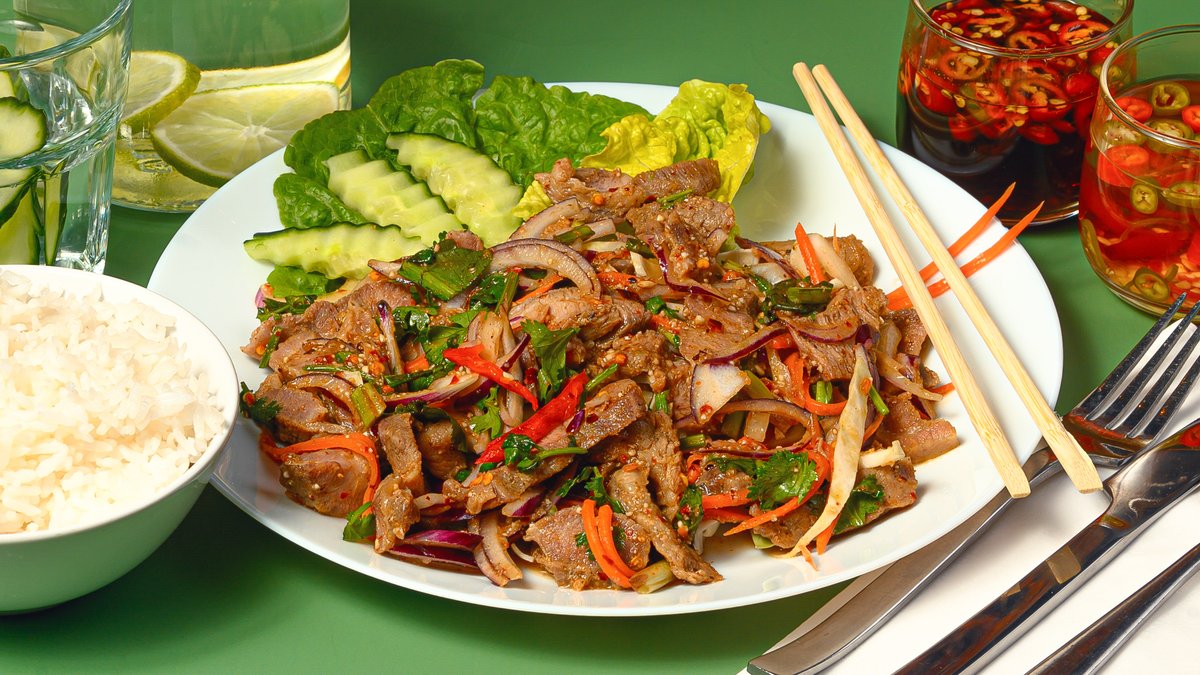 56. Nam Tok Moo Yang 🌶