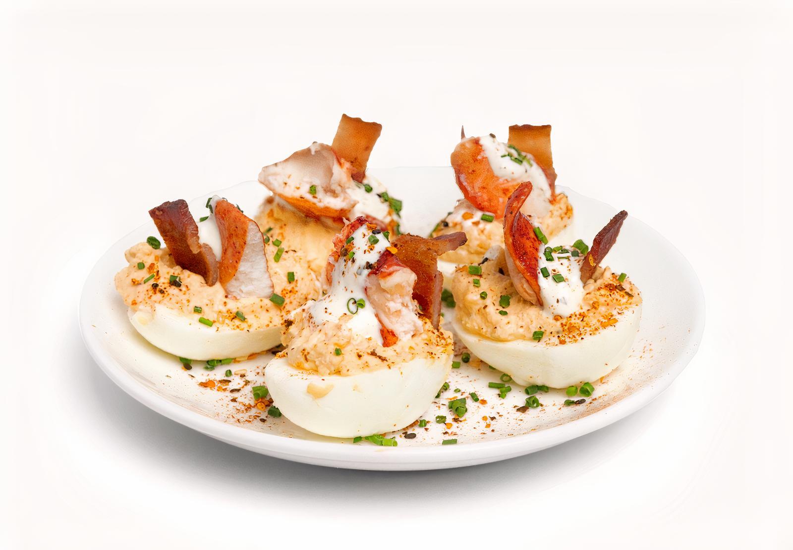 Lobster Deviled Eggs