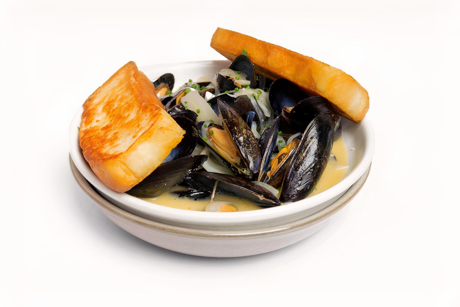 Steamed Mussels