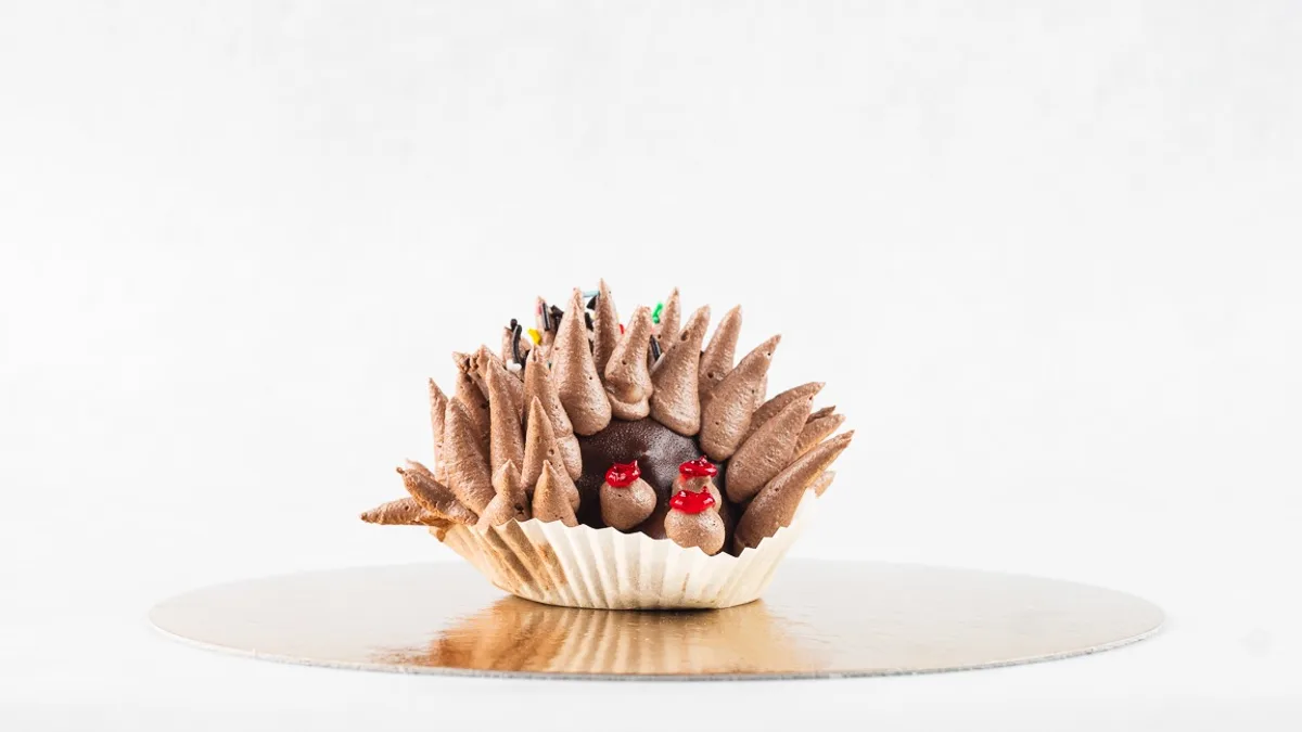 Hedgehog dessert