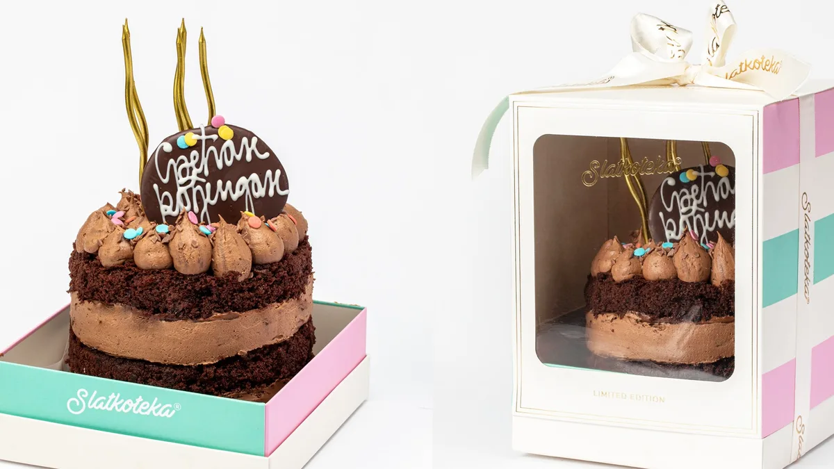 Mini gift cake choco