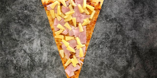 Hawaiian Jumbo Pizza Slice