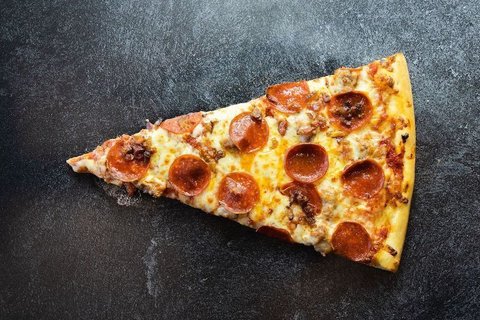 Meat Lovers Jumbo Pizza Slice