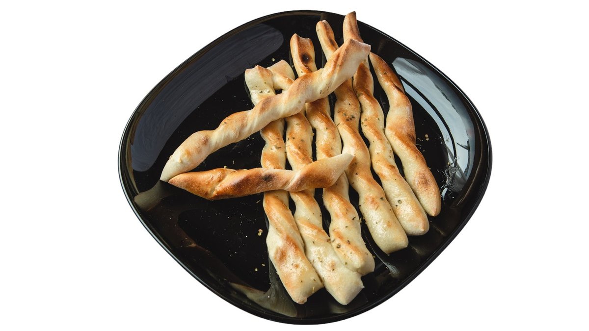 Cesnakové pizza štangle