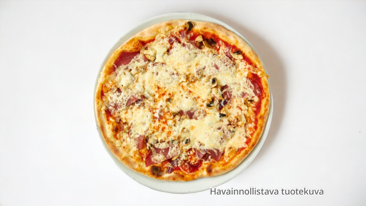 8. Salami pizza