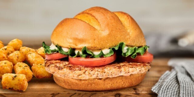 Chicken Smash Burger Boxed Lunch
