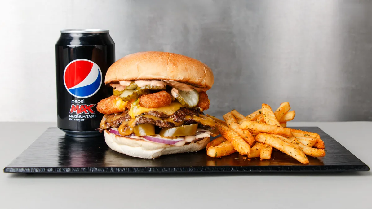 Chili Cheese Smash Burger Combo