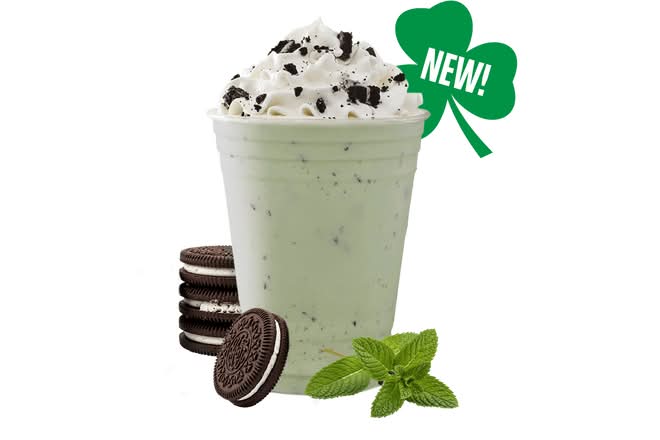 MINT OREO SHAKE (HAND-SPUN SHAKES)