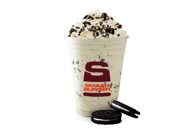 OREO COOKIES and CREAM CHOCOLATEY CHIP SHAKE