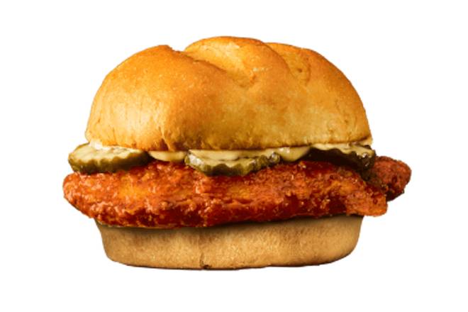 SCORCHIN' HOT CRISPY CHICKEN SANDWICH (CHICKEN)