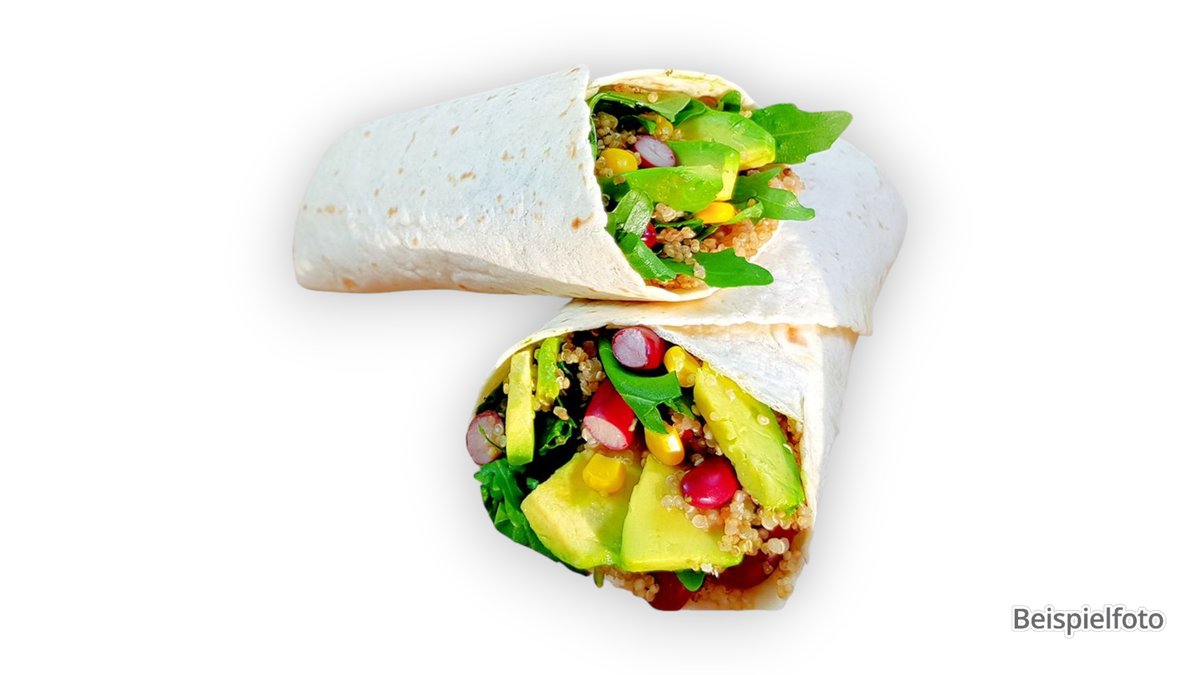 Avocado Wrap Menu