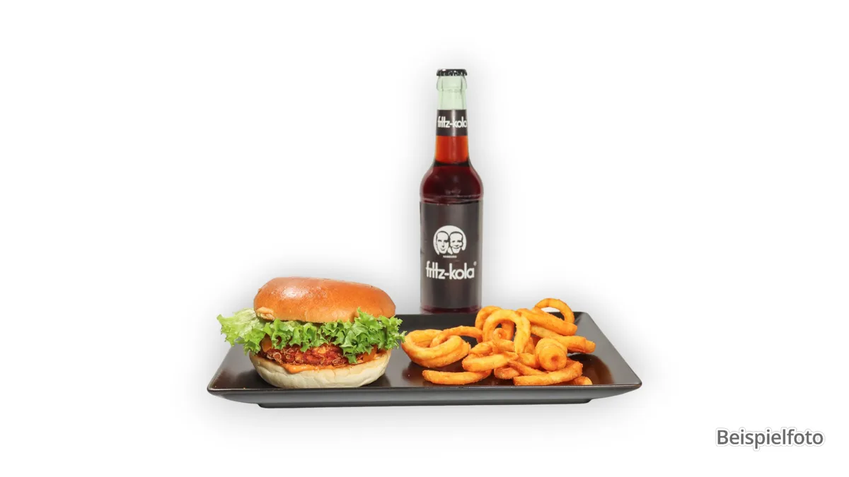 Double Crunchy Burger Menu