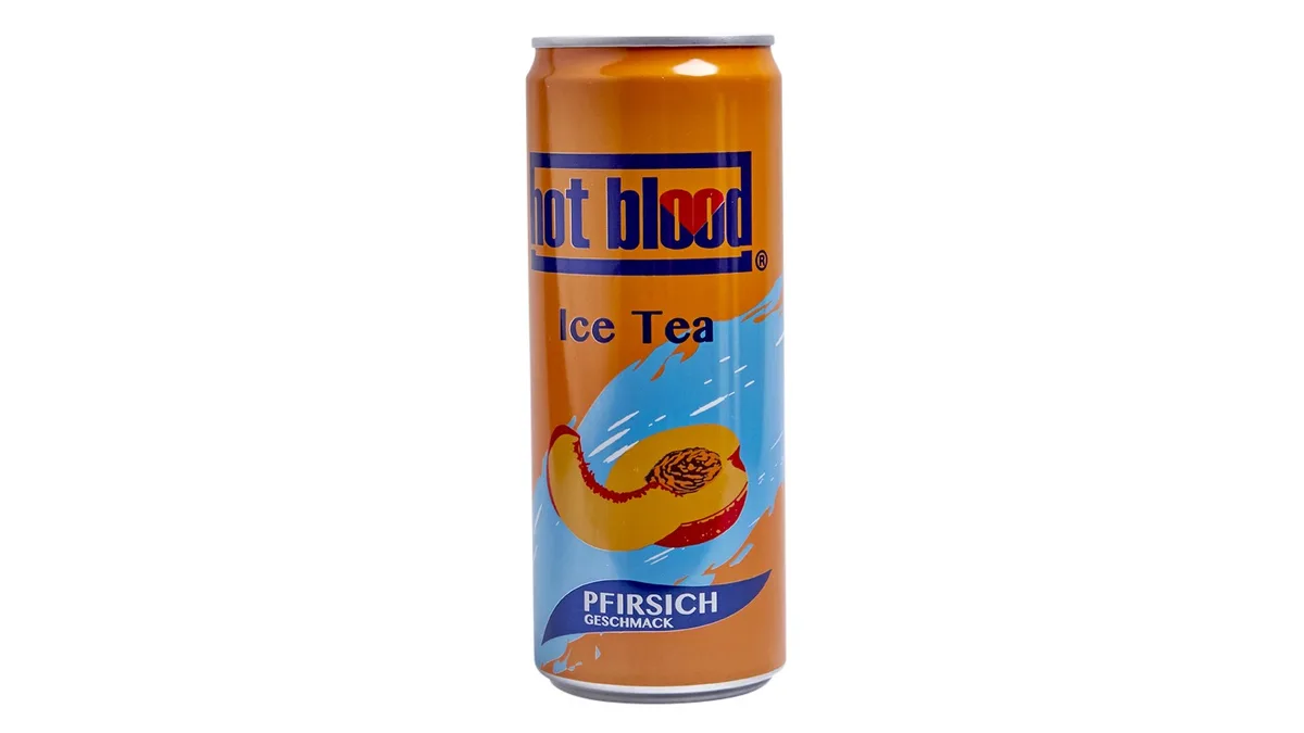 Hot Blood Ice Tea Pfirsich 0,33 l