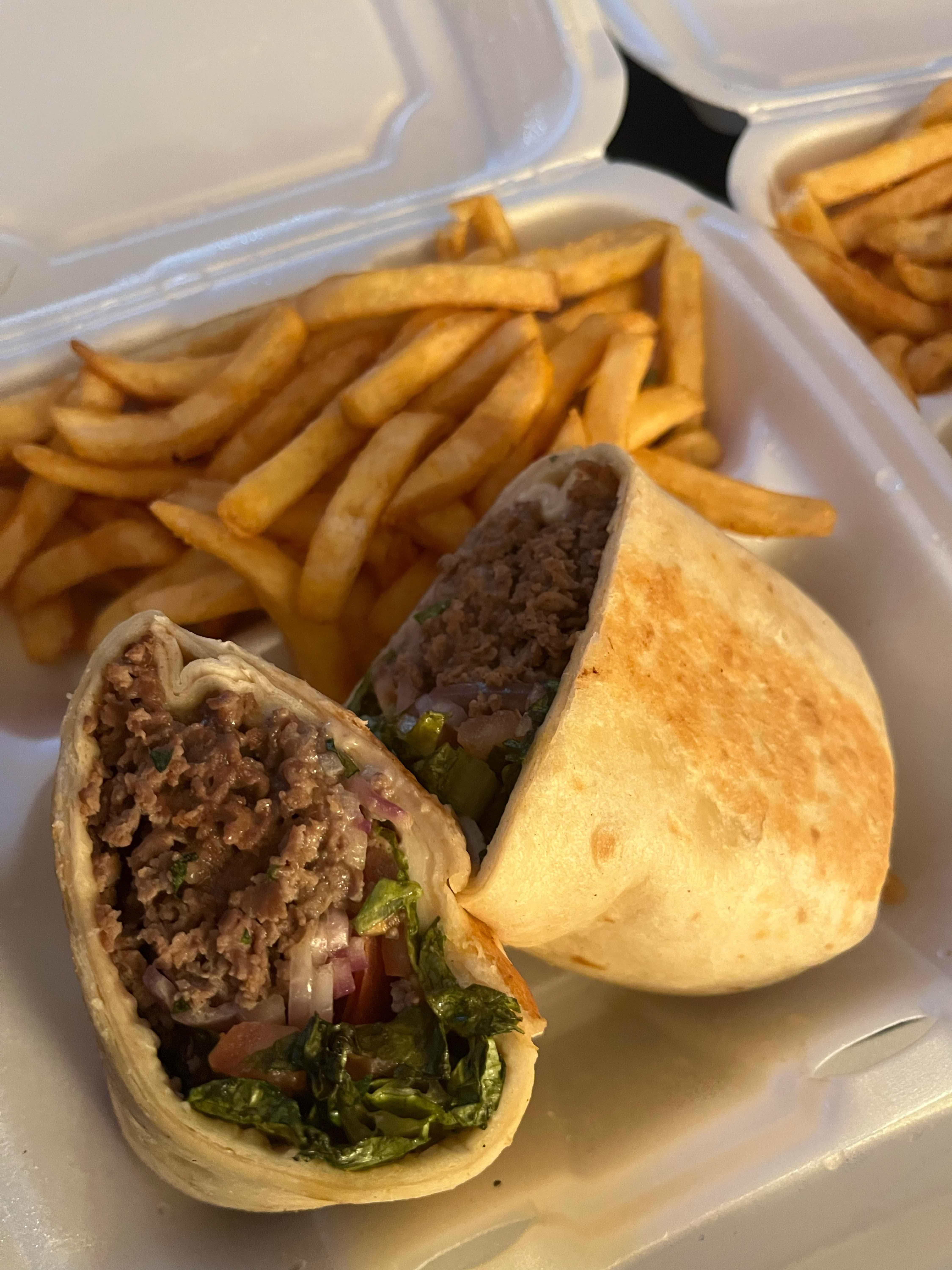 Cheeses Steak Wrap