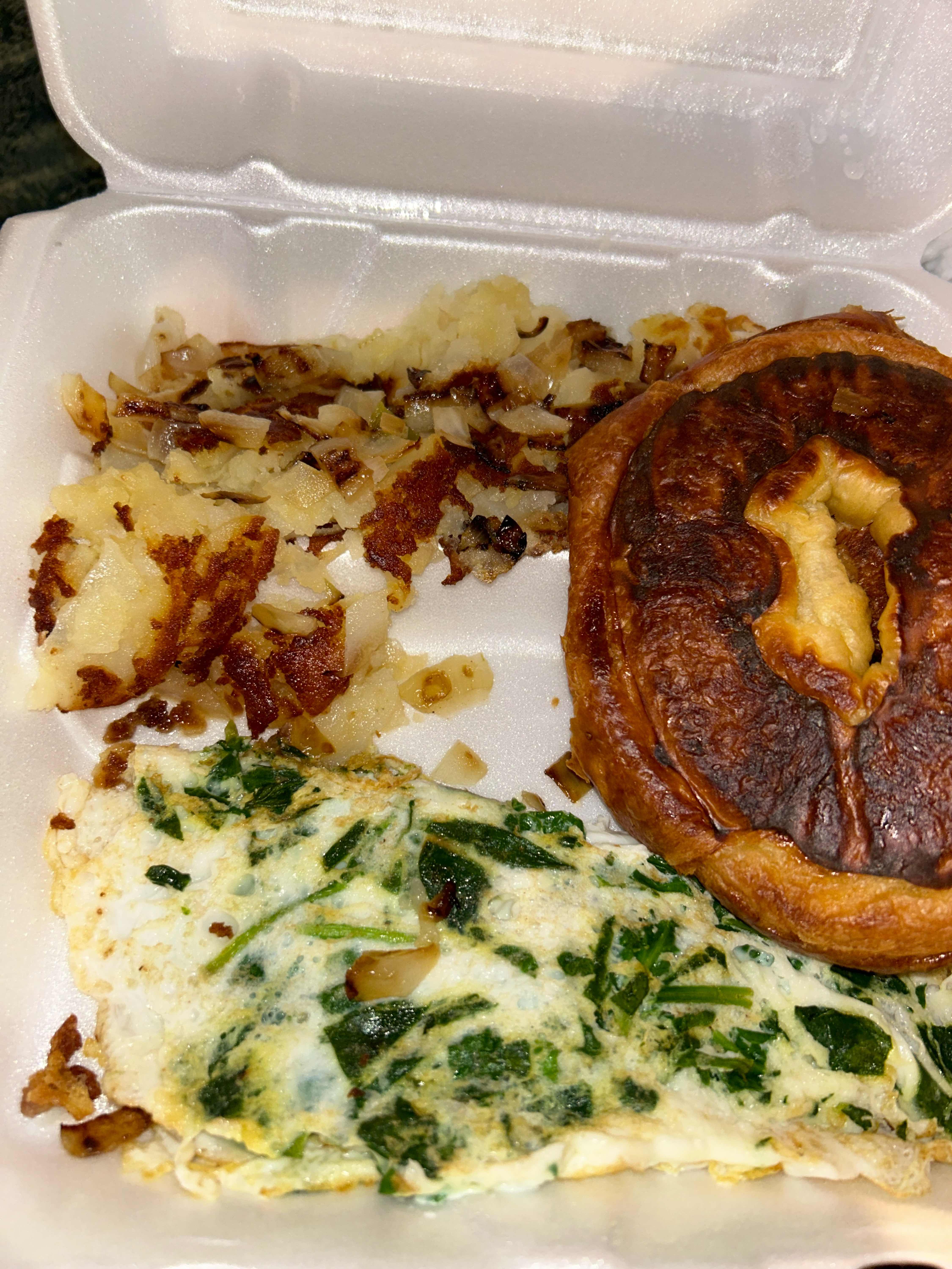 Spinach Omelette