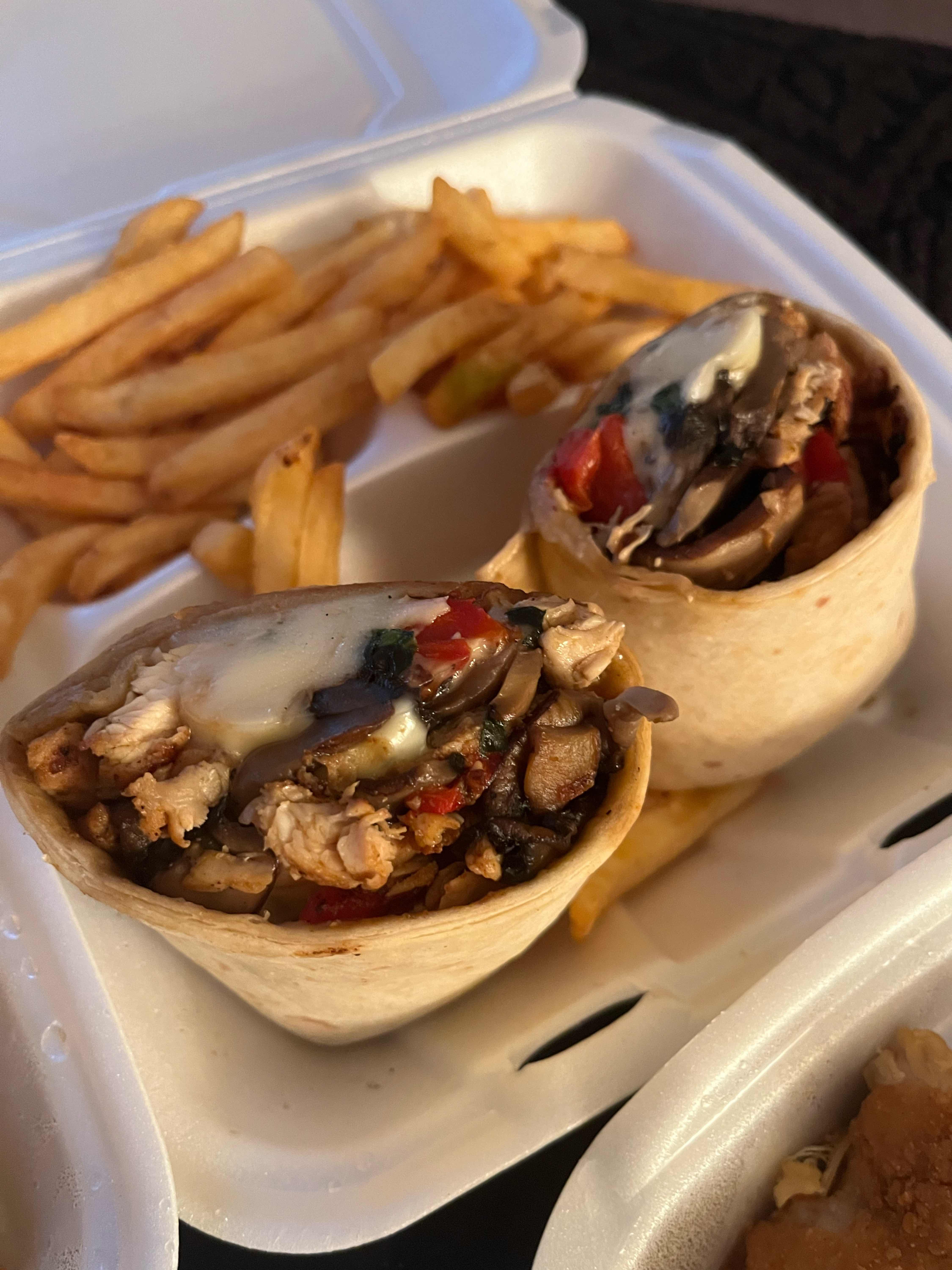 Tuscan Chicken Wrap
