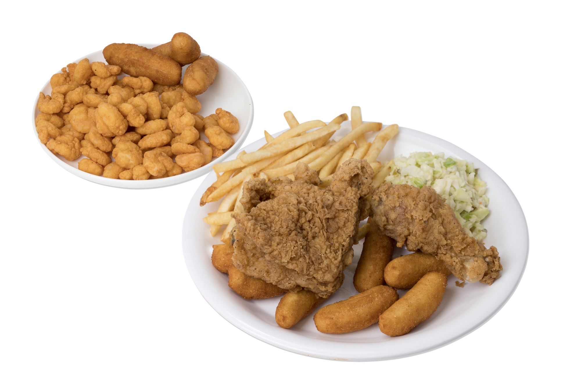 Shrimp and Chicken Dark Platter