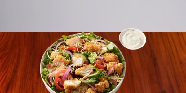 Individual Garden Greens Salad w/ Meat
