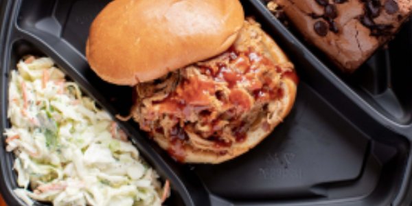 Pulled Pork Sammy W/ Salad