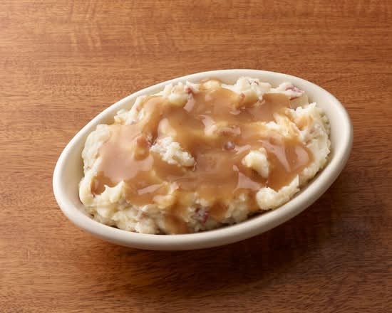 Mashed Potatoes with Brown Gravy