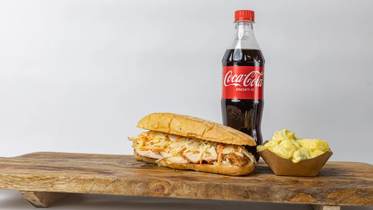 Coca Cola Csirkemell szendvics menü