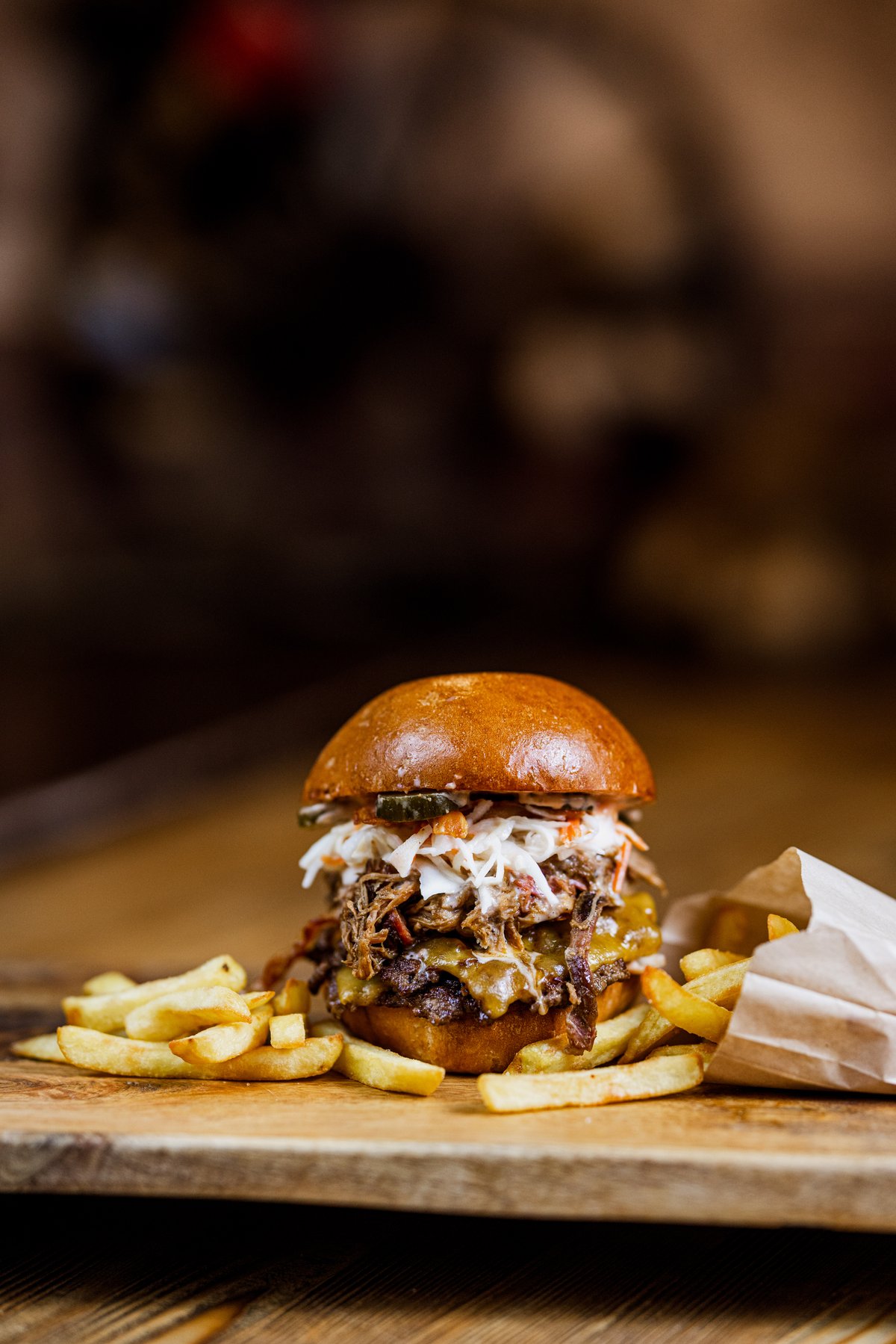 Coca Cola Smashed pulled pork burger menu