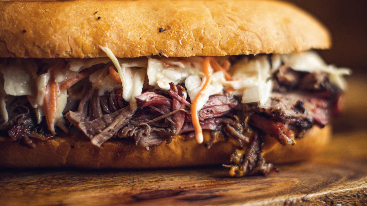 Chopped beef szendvics