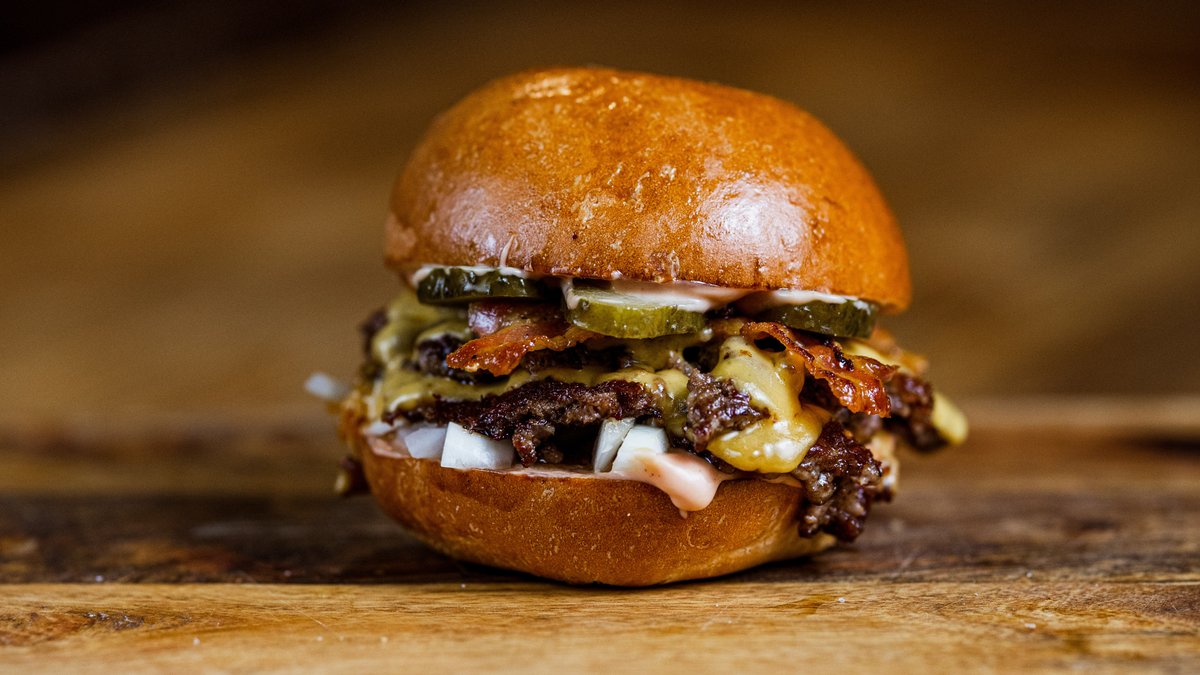 Smashed burger