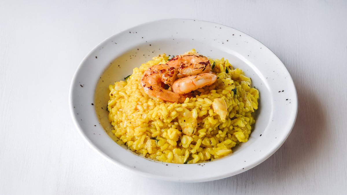 Gambori and Tikvice Risotto Milanese