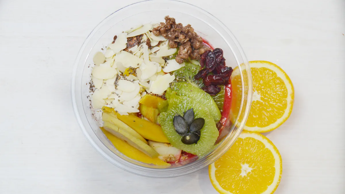 SUNNY BOWL mangó-ananász-banán-citrom alap