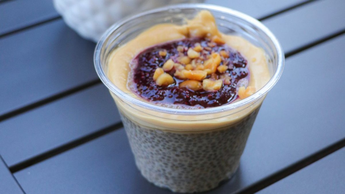 PB and J Chia Pudding