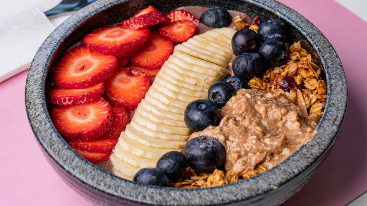 PB and J Protein Acai Bowl