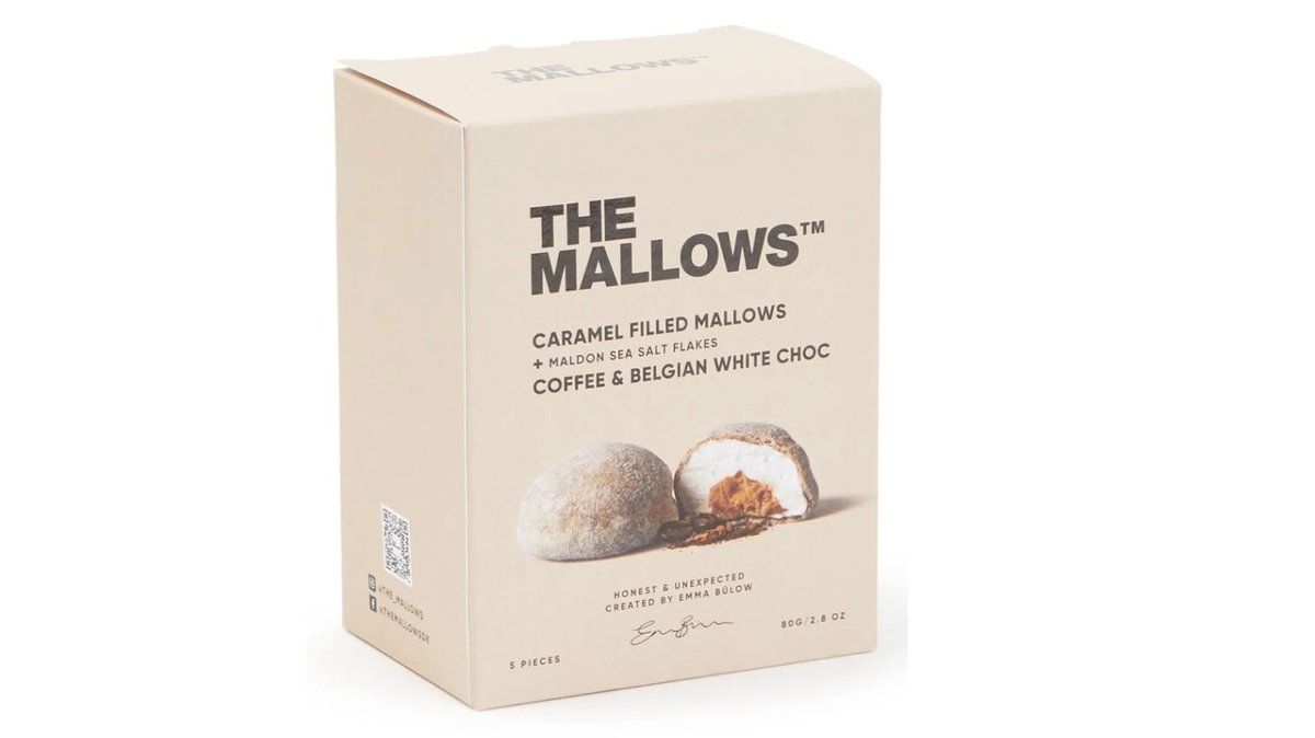 The Mallows - Caramel Filled Mallows + Coffee and Belgian White Choc