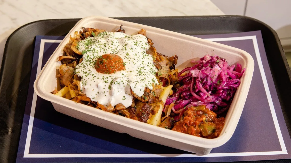 Kalvkebabtallrik