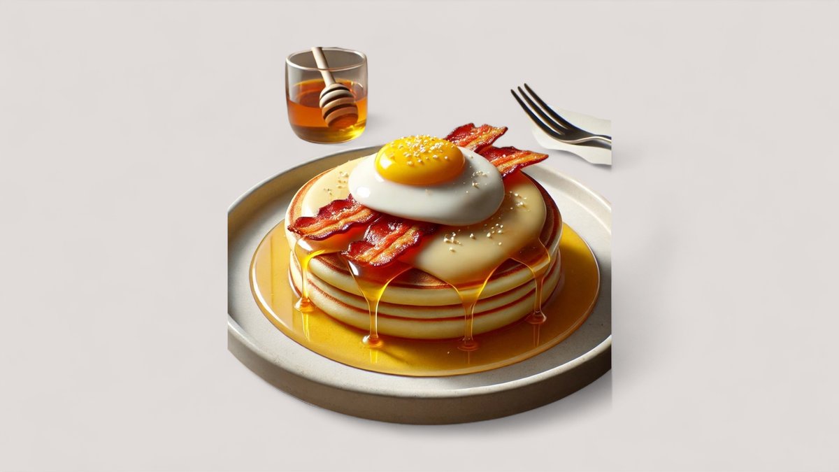 Bacon and Egg Pancakes